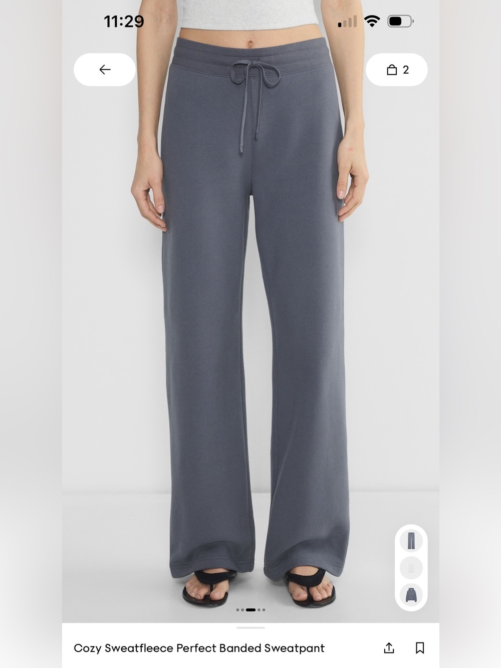 ARITZIA Cozy Sweatfleece Perfect Banded Sweatpant